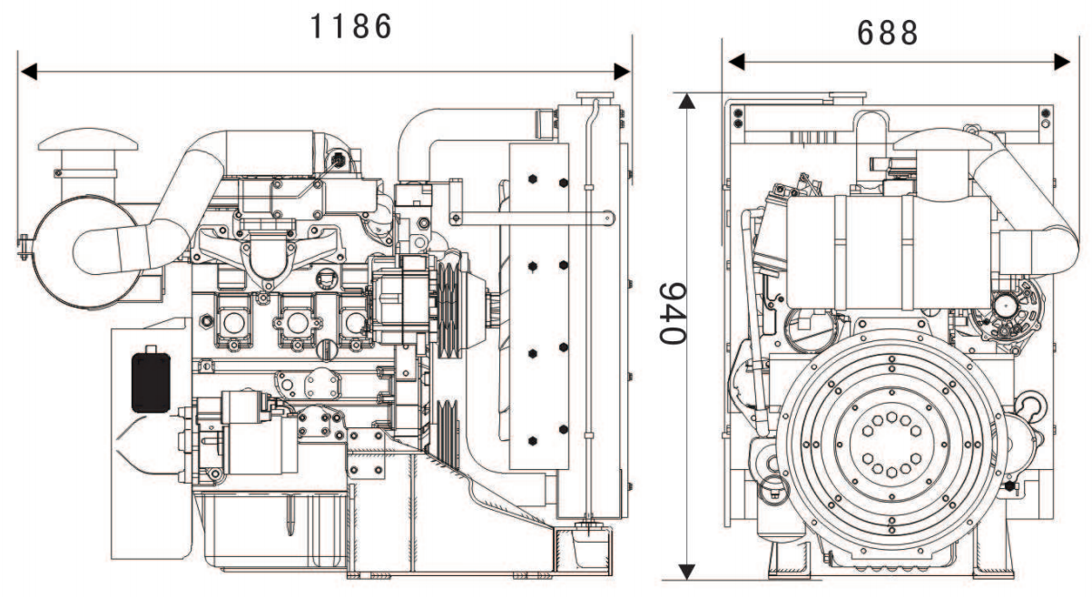 1003G engine for generator set