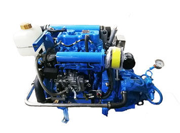 HF385 3 cylinder 32hp inboard marine diesel engine with gearbox