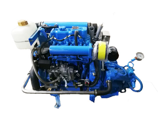 HF385 3 cylinder 32hp inboard marine diesel engine with gearbox