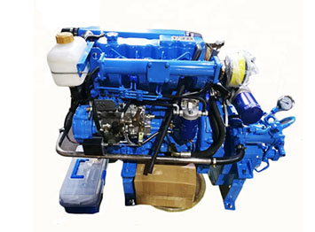 HF490 4 cylinder 58hp inboard marine diesel engine with gearbox